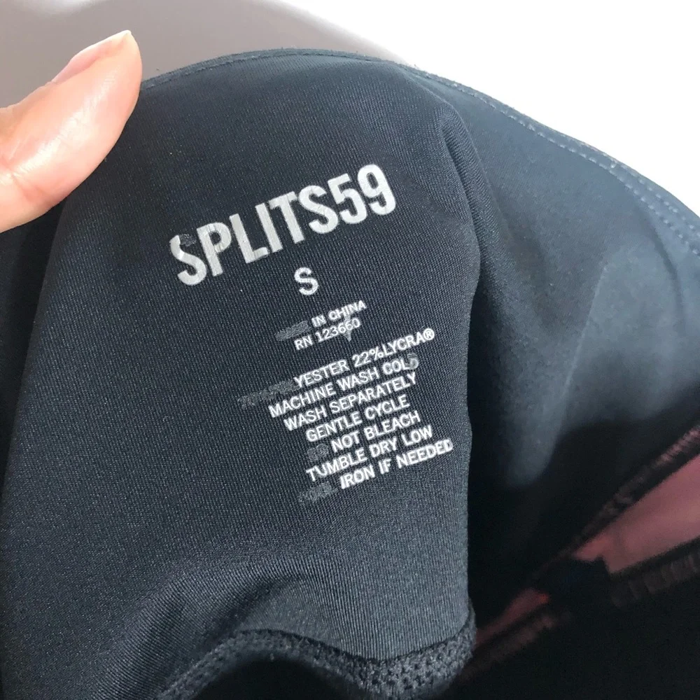 SPLITS59 Claire High Rise Black Pink Camo Legging - Picture 9 of 9